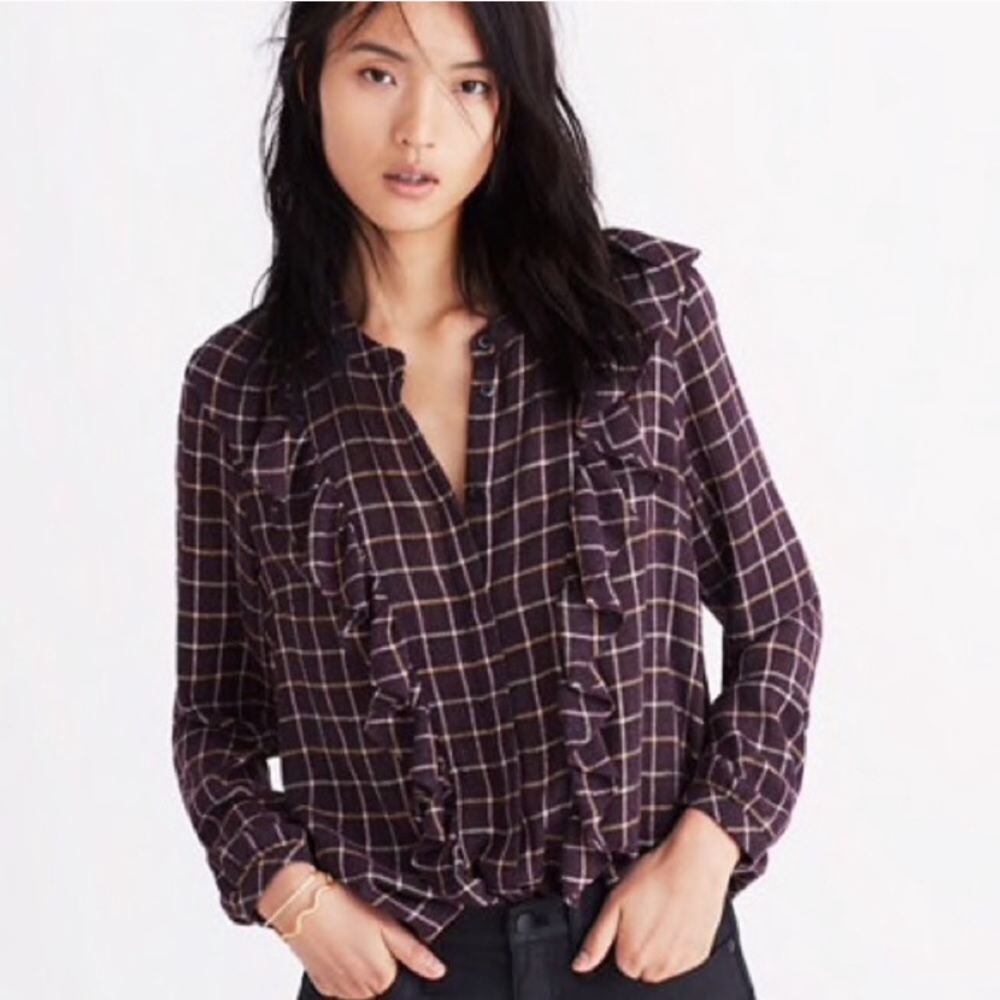 2 for $15! Madewell Ruffle Top